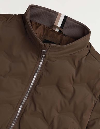 Image of Arrow sport men's regular fit solid puffer jacket