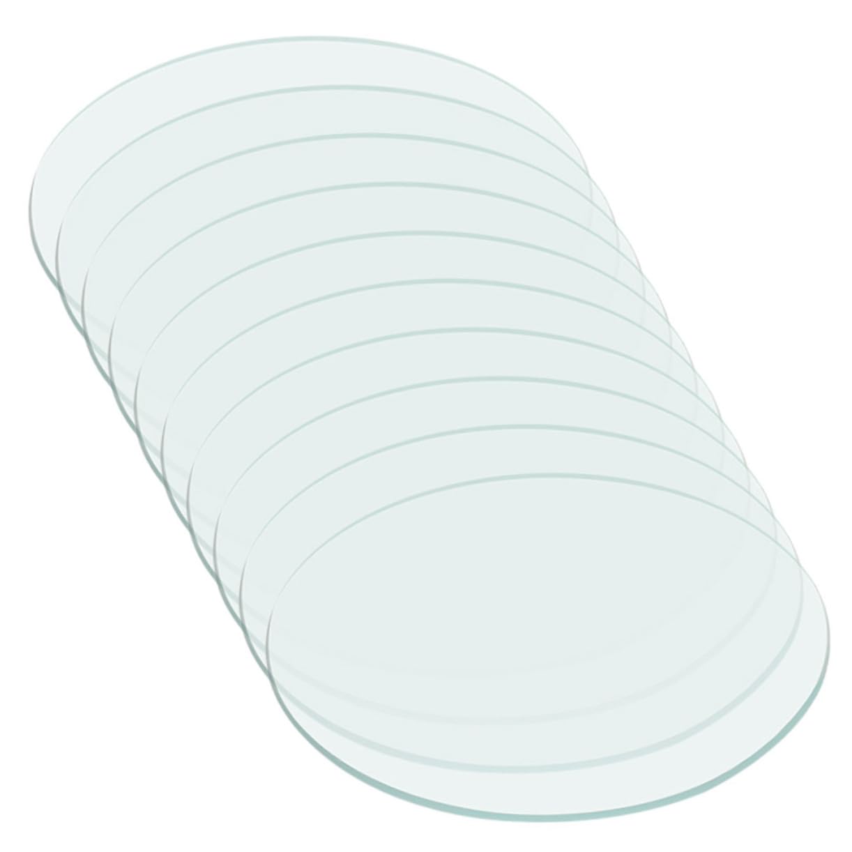 10pezzi Vetri Trasparenti Per Orologi in Vetro Coperchi Per Becher Da Laboratorio Accessori Per Esperimenti Chimici Design Preciso Per Misurazioni Resistente Alle Alte Temperature
