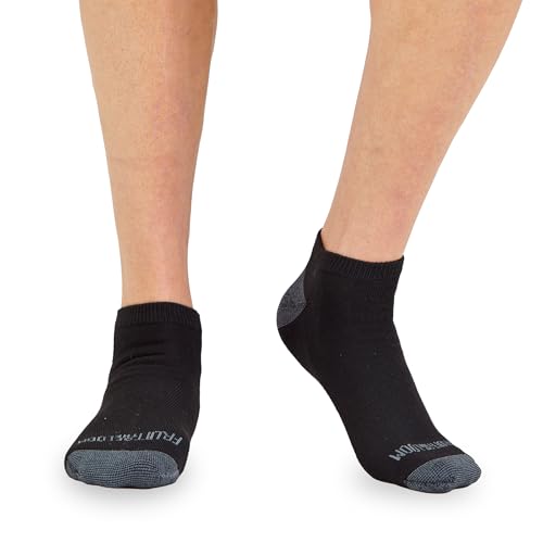 Image of Fruit of the Loom Men's Dual Defense Ankle Socks, Odor Protection with Half Cushion, Multi-Packs