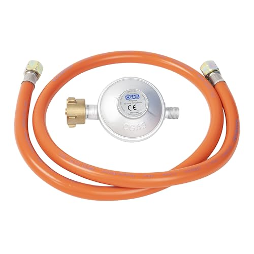 Güde Gasheizer GGH 4200 K (4200 W, 3 Heizstufen, Piezozündung, mobil einsetzbar, 50 mbar Arbeitsdruck, Keramik-Heizelemente, thermische Sicherung, 4 Feststellrollen, inkl. Gasschlauch und Druckregler)