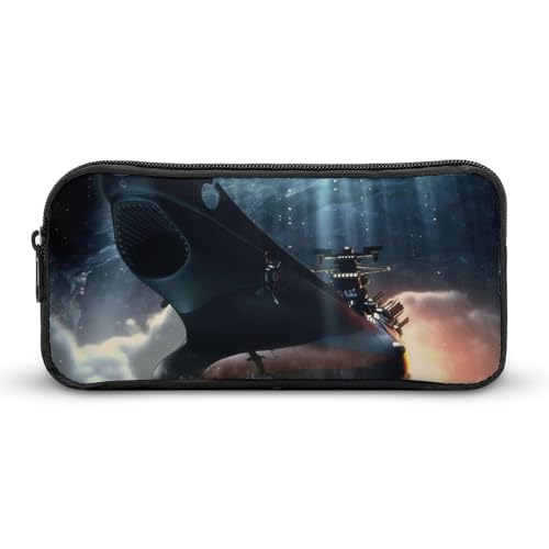 宇宙戦艦ヤマトペンケース 筆箱 筆入れ 多機能 ふでばこ 大容量 収納バッグ 学生 子供文具収納 男の子 女の子 プレゼント