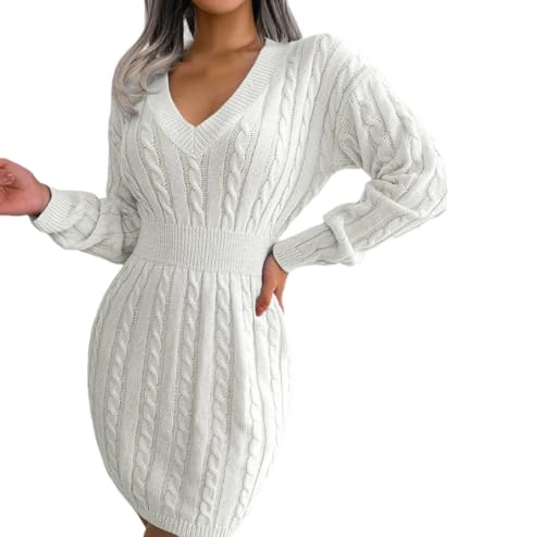 Robe pull d'hiver en tricot stretch pour vos réunions professionnelles