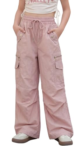 Pantalon cargo fille hip hop léger à 4 poches pour l'été
