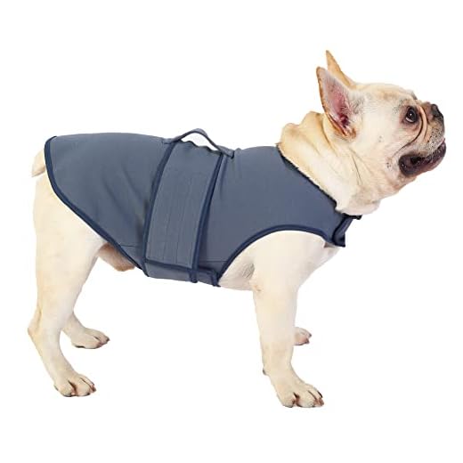 Sychien Dog Thunder Jacket Calming Anxiety Relief Shirt,Thunder Vest for Large boy Girl Dogs Bulldog,Pink L