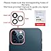 2PCS ASDAWN Back Rear Camera Lens Glass Replacement for iPhone 12 Pro Max 6.7 Inches with Pre-Installed Adhesive, Installation Manual + Repair Tool Set