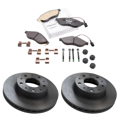 Kit Frein Avant Pour Hyundai Getz TB - 2 Disques + 4 Plaquettes, Compatible 1.1L à 1.6L 2002-2010