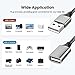 Fidioto 4USB Extention Cable,USB 1 Male to 4 Female Extension Cord Connector,Four USB Port Extender Hub,Data&Charger Power Split Adapter