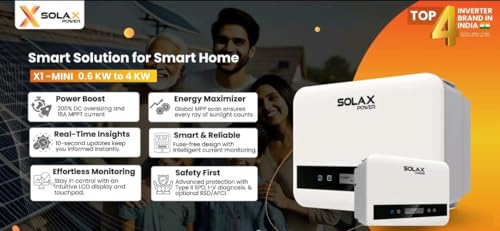 Image of Solax Power X1-MINI G4 3.3KW On-Grid Single Phase Low Voltage Residential Inverter | Solar-Connected Home Power Solution | SPI-098