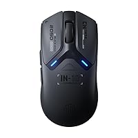 INPHIC IN10P Superlight Wireless Gaming Mouse, Ultra-Lightweight, 25K Sensor, 26,000 DPI, 5 Programmable Buttons (IN10P-F)