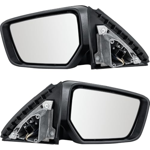 BoFengHD Mirrors for Chevy for Impala LTZ 14-16 & 17-20 Left Right Power Heated Turn Signal Paintable