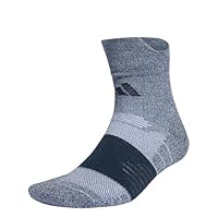 adidas Performance Cushioned Running Sock 1 Pair, Violet Tone/Aurora Ink/Aurora Ink, Large