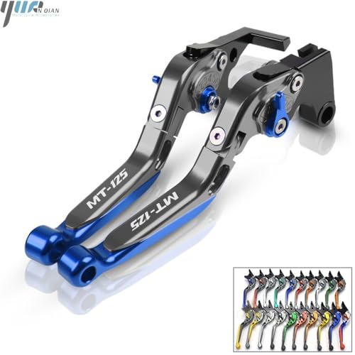 Leviers d'embrayage et de frein moto pliables en aluminium CNC pour MT125