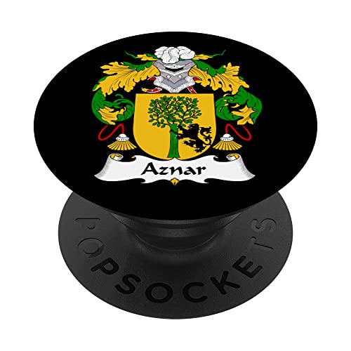 Escudo de armas Aznar - Escudo de la familia PopSockets PopGrip Intercambiable