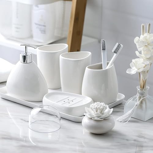 Articles ménagers en céramique et accessoires de salle de bain marbre - 6