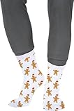 CHAUSSETTES GLITTER DE NOËL POUR UNE FÊTE MAGIQUE ! - Ajoute une touche amusante à tes célébrations avec ces chaussettes en forme de biscuit pain d'épices. Parfaites pour profiter de Noël et du Nouvel An !