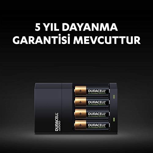 Duracell CEF 14 Pil Şarj Cihazı, 4 saat (1 adet) ve Şarj Edilebilir AA ve AAA Pil (2'şer adet) - Görsel 7