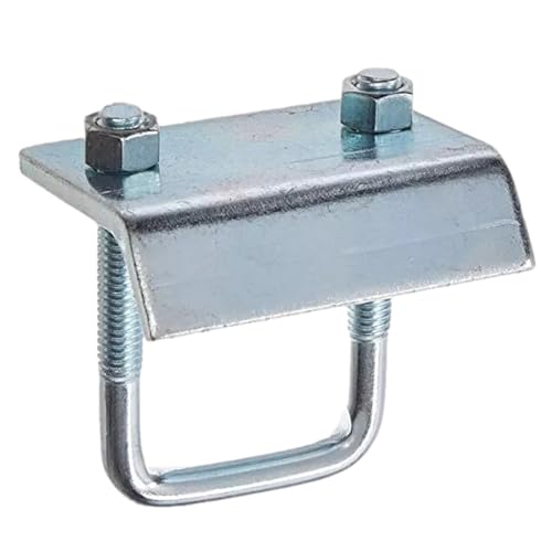 U-Bolt Beam Clamp for Unistrut Channel, Electro Galvanized Zinc, Steel Construction, Industrial Grade, Fasteners Inc. (2, 1-5/8" STRUT)