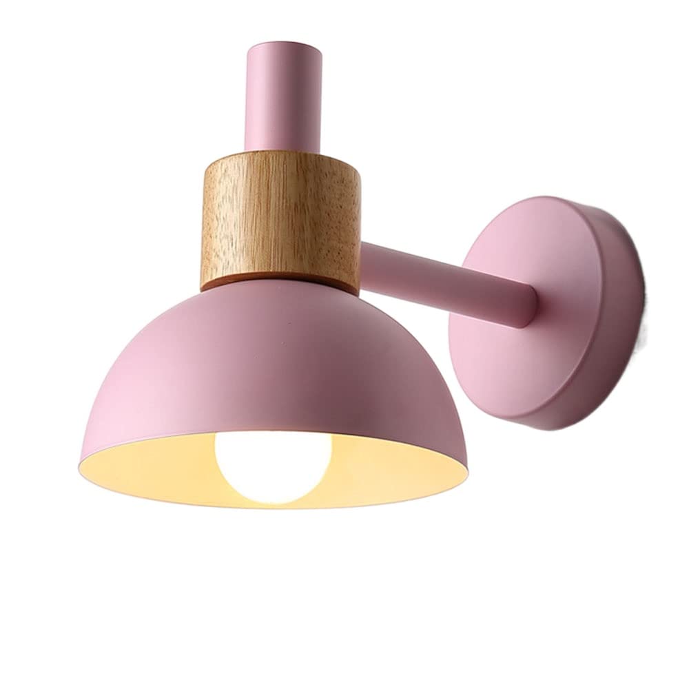 Lámpara de pared moderna de madera para iluminación de B&B y hotel 6