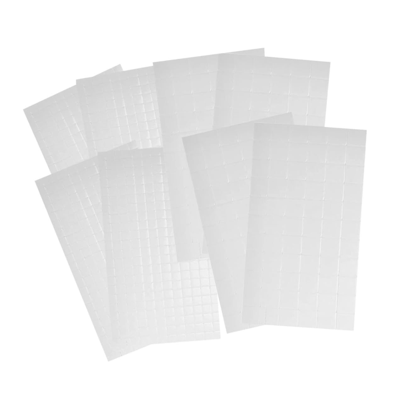 Veemoon 5 Sätze Schaumband Pads Doppelseitiger Schaumstoff Schaumstoffklebestreifen Doppelseitiges Klebeband Schaumstoffquadrate Unterlage Farbig Eva Weiß 8 Blätter * 5