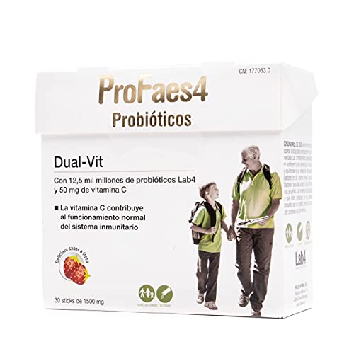 FAES FARMA, S.A. Probióticos, Dual-Vit, 30 Palos