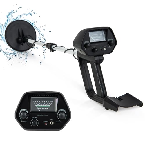 Goplus Adjustable Metal Detector, Professional Higher Accuracy Gold Detector w/ 6.5