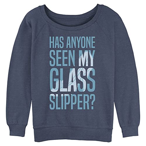 Pullover Disney Princesses finitions coverstitch bleu
