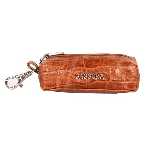 Image of Sassora Premium Leather Key Pouch For Car & Other Keys