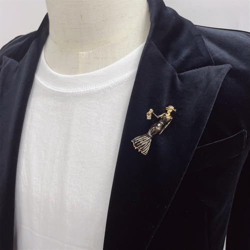 Image of Fashion Lady Brooch Pin for Women Girls Colorful Enamel Crystal Lapel Pins Charm Dress Accessories Coats Scarves Bags Ceremony Clothes Elegant Handmade Holiday Party Jewelry