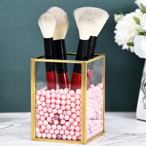 Rangement maquillage doré et robuste pour protéger vos pinceaux - 4