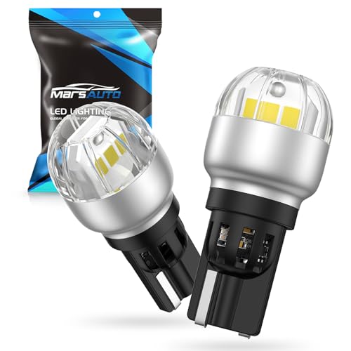 Image of Marsauto 912 921 LED Bulbs for Backup Reverse Light, 300% Brighter T15 906 904 W16W T15 CANBUS Error Free Bulb with 3020SMD Chip, Non-polarity, 6000K Xenon White Fog Lights, Pack of 2
