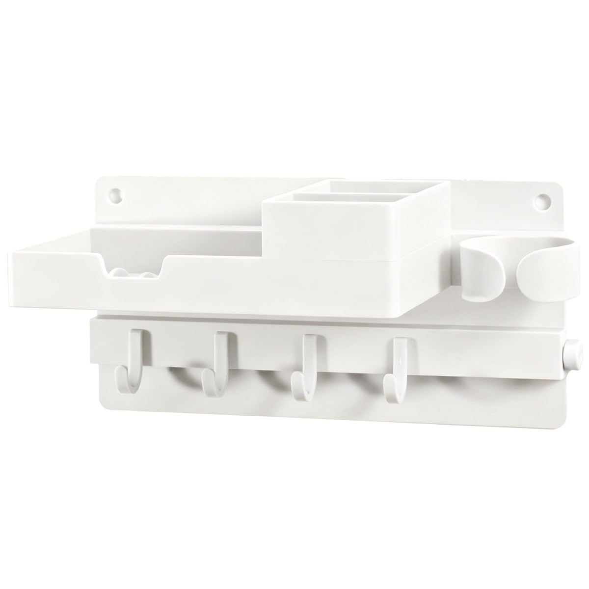 Bathroom decor Hanging Shower Caddy Organizer - Shower Shelves with Hooks and Toothbrush Holder No Drilling Washroom Organizers