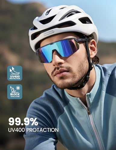 Image of Lamicall 24g Polarized Sports Sunglasses for Men Women - UV400 Protection Sun Glasses for Baseball Running Cycling Fishing