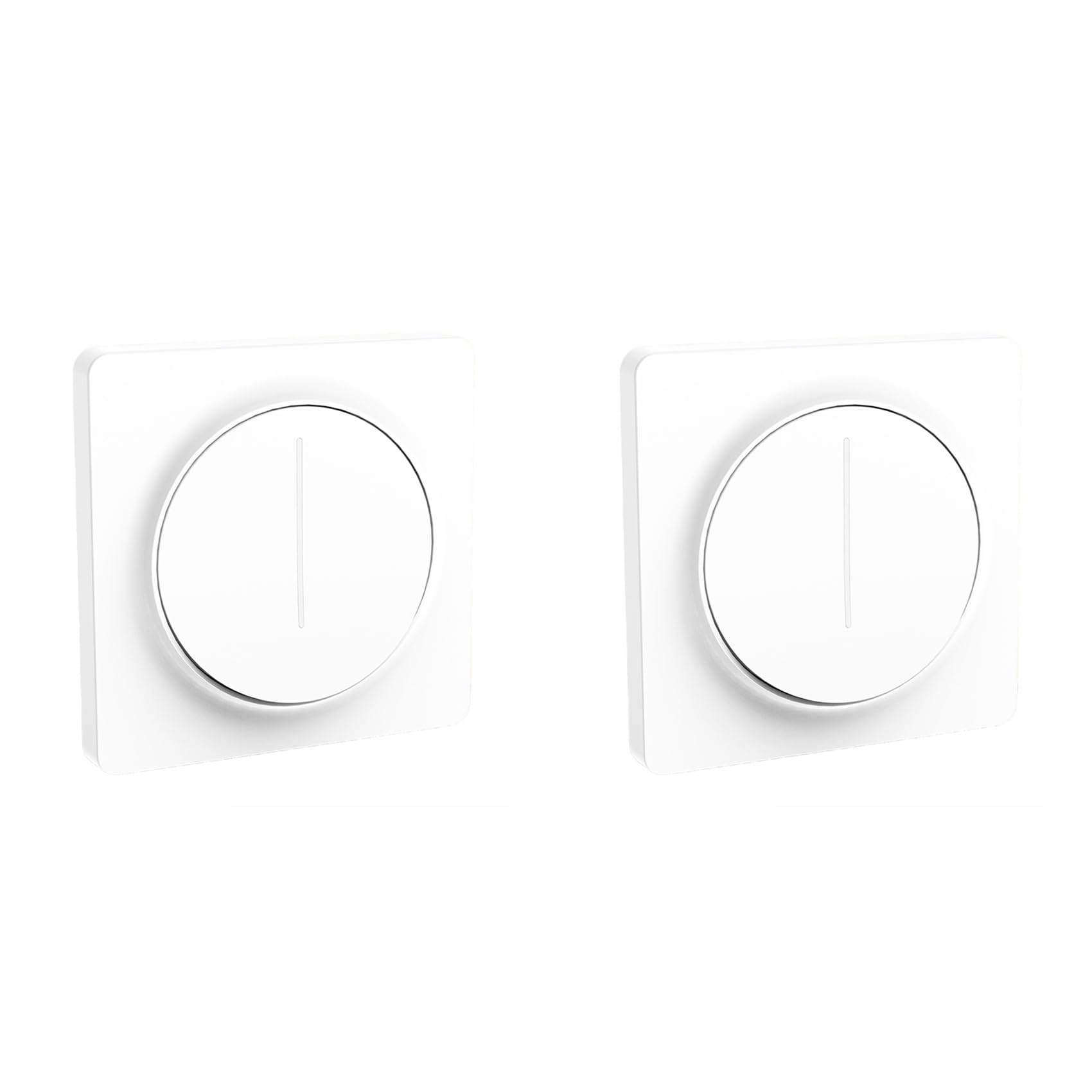 2X Tuya Smart Wifi Gradateur de LumièRe, Interrupteur Mural à Panneau de Gradation Tactile 100-240V, Fonctionne pour Home