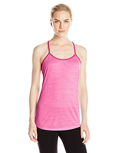 Hanes Sport Women's Performance Strappy Tank,Amaranth Heather,Large