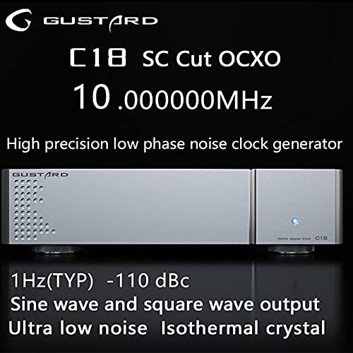 Gustard C18 10MHZ Constant Temper High Precision Low Phase Noise Clock OCXO Black