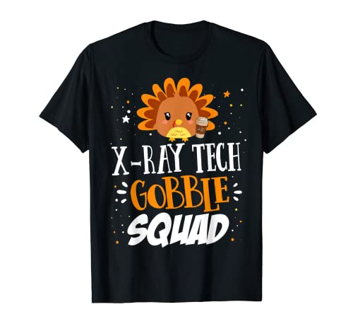X-Ray Tech Gobble Squad Dinde, Thanksgiving drôle T-Shirt