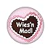 Produktbild Kiwikatze® Fest - Lebkuchenherz Wiesn Madl Button Ansteckbutton 37mm Oktoberfest Volksfest für Dirndl oder Lederhose