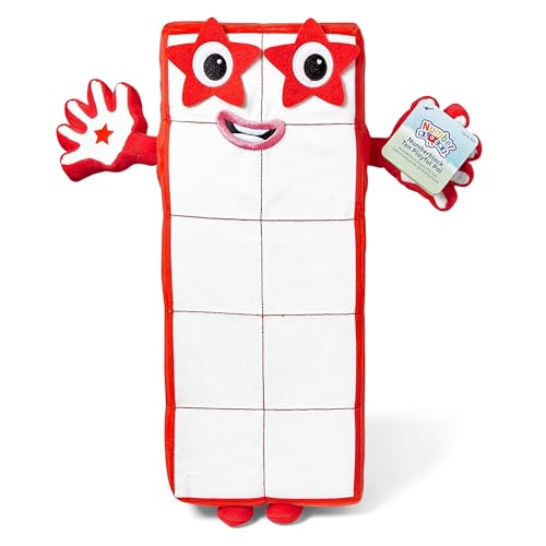 Image of Learning Resources Numberblock Ten Playful Pal Plush, Numbers for Toddlers, Preschool Maths Learning Toys, Stuffed Animal Plushies, Counting Blocks Stuffies, Kids Birthday Gifts, Ages 18 months+