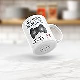 Stuff4 25th Birthday Gamer Mug - Level 25 Gamer, 11oz Dishwasher Safe Coffee Cup, Retro Video Game, Gaming Gift for Him or Her - Image 5