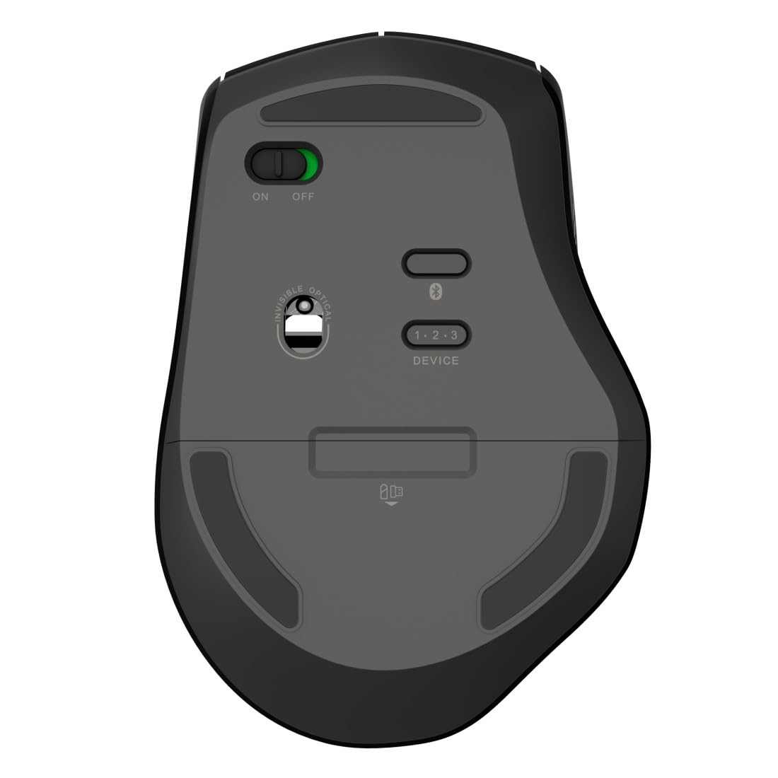 Rapoo 9500M clavier Souris incluse RF sans fil QWERTZ Allemand Noir