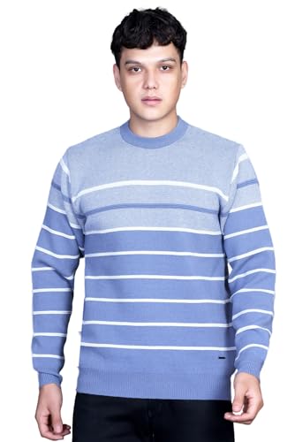 Image of GODFREY Full Sleeve Woolen Sweater for Man Winter Wear - Round Neck Pullover Regular Fit
