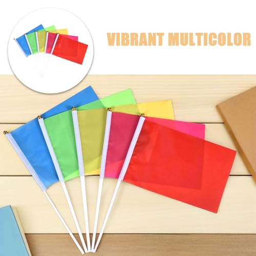 Mini-drapeaux colorés BESPORTBLE légers 20x28 cm pour célébrations festives - 4