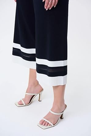 Joseph Ribkoff Pants 231938 Navy Blue White