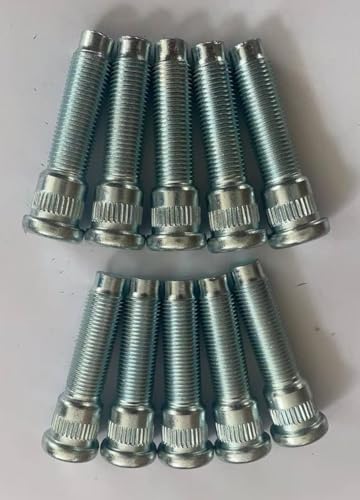 SRW - Alloy Wheel Only - Broken Wheel Stud(s) - 2019 Ford Transit 9 SHULIY 10pcs 610-290 1/2-20 Serrated Wheel Stud Bolt 0.622 in. Knurl, 2.2 in. Length Compatible with Select Ford F-100 F150 250 Explorer Sport Mustang