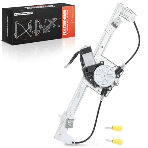 Frankberg Window Regulator with Front Left Motor Compatible with Grande Punto 199 1.2L-1.9L 2005-2012 Punto 199 1.4L 2010-2012 Punto Evo 199 1.2L-1.6L 2008-2012 Replace# 51895385