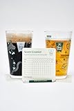 Beer Golf The Original Twosome Set (2-Pack) | 16 Oz Precision Drinking Game Pint Glasses | Includes Scorecard Coasters &Amp; Pencil | The Ultimate Party Game &Amp; Golf Gift