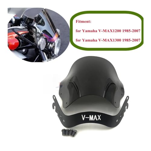 Vent déflecteur moto haute résistance avec support V-MAX