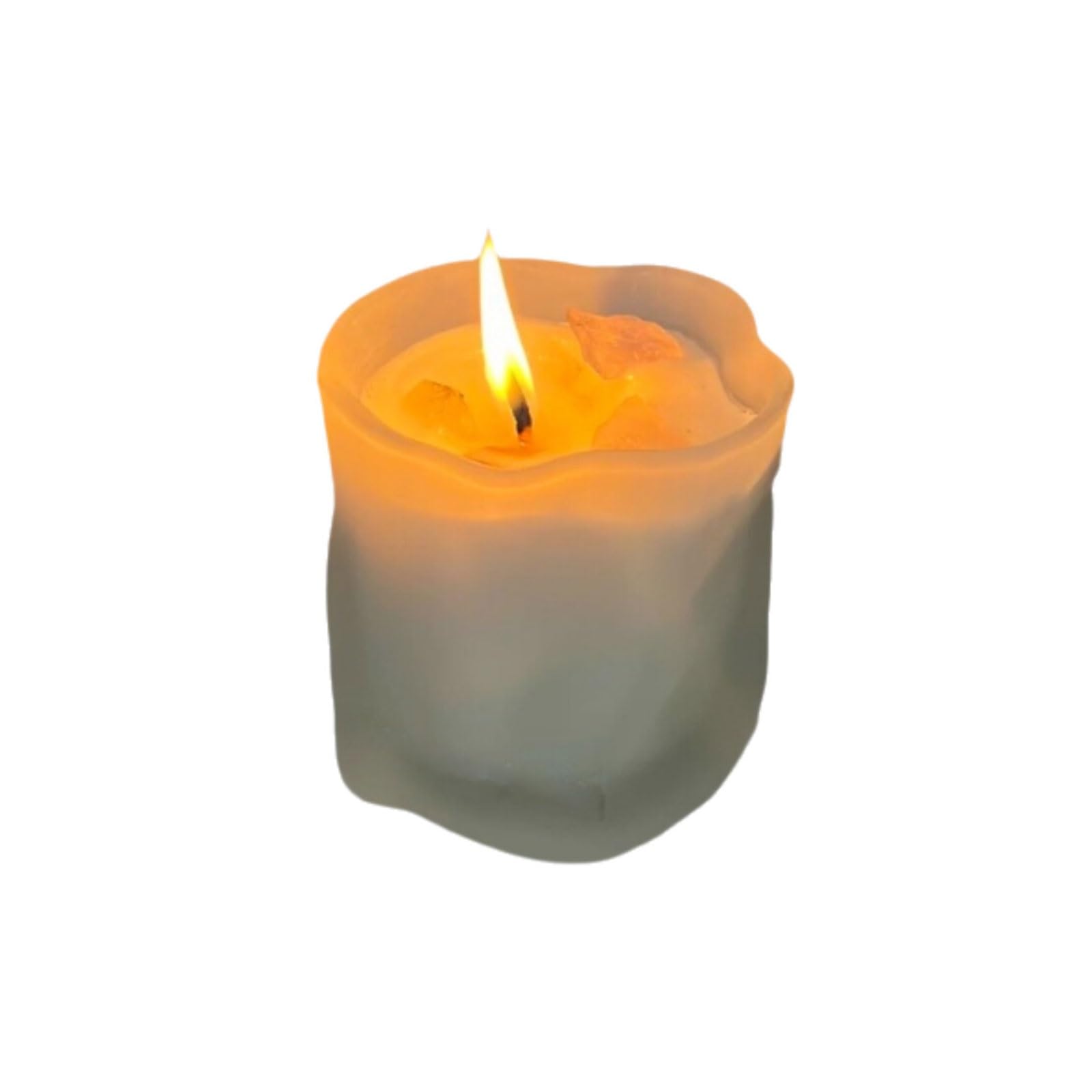 Kompaktowe świece szklane wykonane z wosku sojowego i olejków eterycznych, świeca zapachowa wielokrotnego użytku, długotrwała, elegancka dekoracja domu, nieostre (różowe)