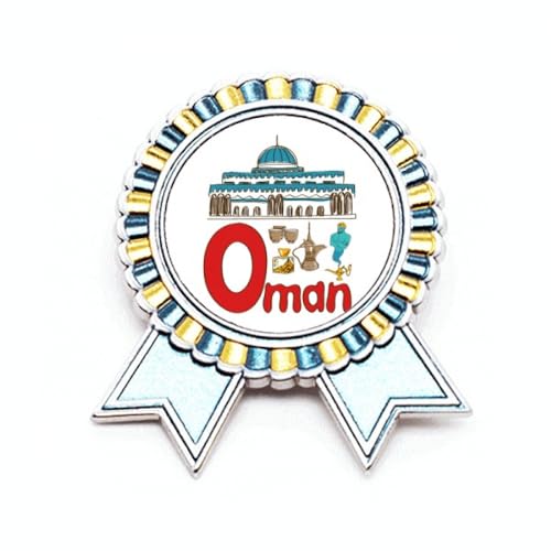 Broche symbole national d'Oman en métal taille M pour médaille