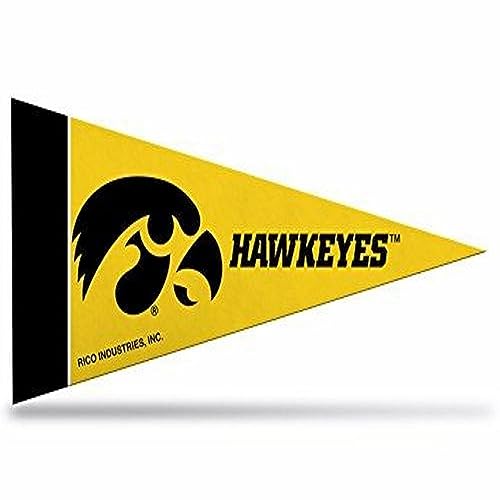 Image of Rico Industries NCAA Mini Pennant Set 4 inch x 9 inch Felt Mini Pennant Team Set (Includes 8 Pieces)